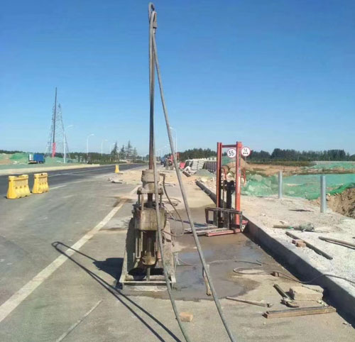 西双版纳公路高聚物注浆加固